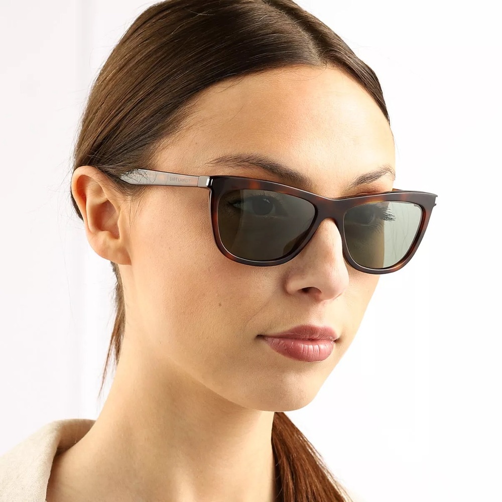 SAINT LAURENT Dark Havana/Smoke Classic Unisex SL 515 Sunglasses